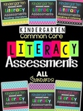 Kindergarten Common Core ELA Assessments - ALL STANDARDS Bundle