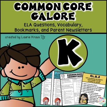Preview of Kindergarten Common Core ELA Reading Literature and Informational Text