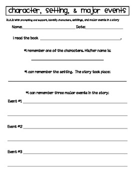 Kindergarten Common Core ELA Rigorous Worksheets Pack by ...