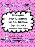 Kindergarten Common Core K.OA.A Assessment Packet & Data Notebook