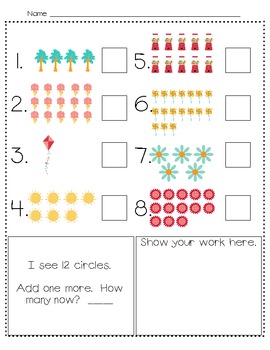Kindergarten Common Core- K.CC.4- mini-assessments by Mrs VanMeter