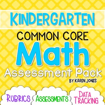 maths worksheets in grade pdf for 1 Kindergarten Core  Pack Common Assessment MATH ALL