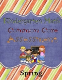Kindergarten Common Core Math Assessment- Spring