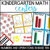 Kindergarten Math Centers- Numbers and Operations in Base 