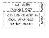 Kindergarten Common Core Math SS: Kid Friendly Language