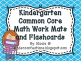 Kindergarten Common Core Math Workmats, Centers, and Flashcards