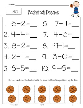 kindergarten common core math mini assessments koa2 by