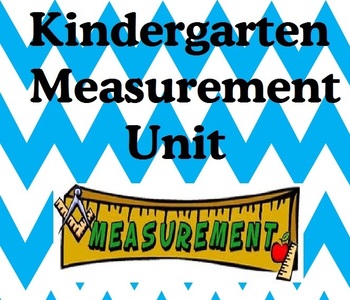 Preview of Kindergarten Common Core Measurement Unit