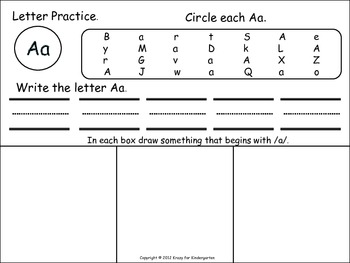 Kindergarten Common Core Reading Readiness Packet. by Krazy for
