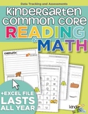 Kindergarten Common Core Reading and Math: Data Tracking and Assessments