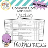 Kindergarten Mathematics Common Core Standards Checklist