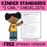 Kindergarten Common Core Standards I Can Checklists 2