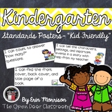 Kindergarten Common Core "I Can" Statements- Kid Friendly