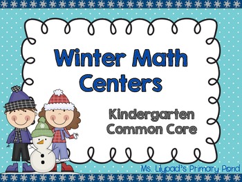 Winter Math Centers and Activities for Kindergarten | TPT