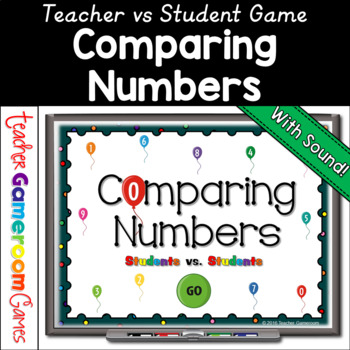 Preview of Comparing Numbers Balloon Powerpoint Game