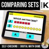 Kindergarten Comparing Sets to 10 Digital Math Games | Dis