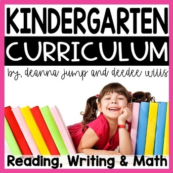 Preview of Kindergarten Curriculum - Reading, Writing & Math Units Complete Bundle
