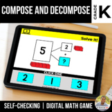 Kindergarten Compose and Decompose Digital Math Games | Di