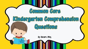 Preview of Kindergarten Comprehension Prompts