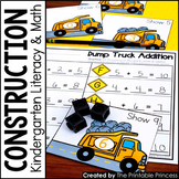 Kindergarten Construction Theme Centers | Math and Literac