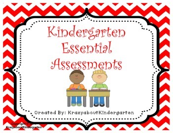 Preview of Kindergarten Essential Assessments