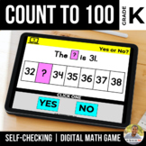 Kindergarten Count to 100 Digital Math Games | Distance Learning