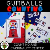 Kindergarten Counting Activity | Gumball Counting Math Center