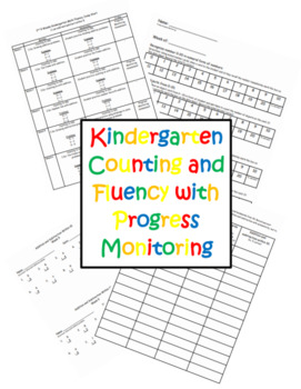 Preview of Kindergarten Counting - Addition and Subtraction Within 10 - Progress Monitoring