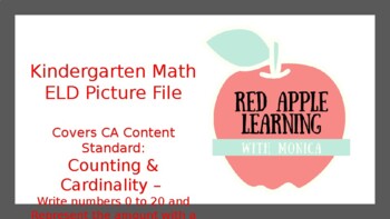 Preview of Kindergarten Counting & Cardinality Picture File