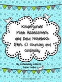 Kindergarten Common Core K.CC  Assessment Packet & Data Notebook