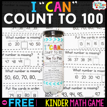 Preview of Kindergarten Counting to 100 | Kindergarten Math Centers