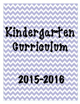 Preview of Kindergarten Curriculum