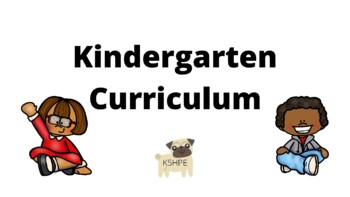 Kindergarten Curriculum by K5 Hidden Peak Education | TpT