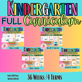 Kindergarten Curriculum|FULL Curriculum| Growing Bundle| 36 weeks