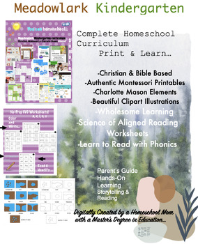 Preview of Kindergarten Homeschool Curriculum: A Wholesome & Delightful Way to Learn...