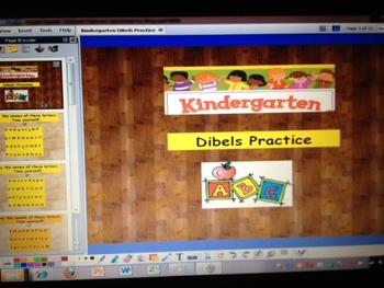 Preview of Kindergarten DIBELS Practice - ActivInspire Flipchart