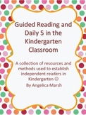 Daily 5 Kindergarten
