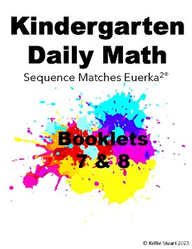 Preview of Kindergarten Daily Math Booklets 7 & 8 (40 DAYS of DAILY MATH!)