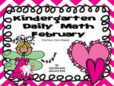 Kindergarten Daily Math February NO PREP-Distance Learning