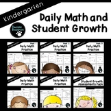 Kindergarten Daily Math Review and Student Growth Bundle