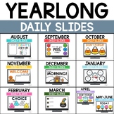 Kindergarten Daily Slides | Kindergarten Morning Slides | 