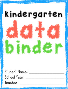 Preview of Kindergarten Data Binder (2020_ENGLISH)