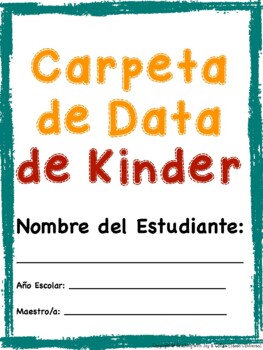 Preview of Kindergarten Data Binder (2020_SPANISH)