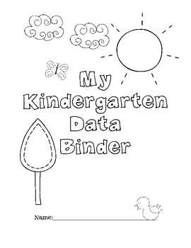 Preview of Kindergarten Data Binder for Math and Literacy