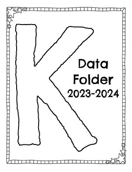 Preview of Kindergarten Data Folder