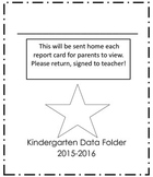 Kindergarten Data Folder