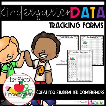 Preview of Data Tracking for Students| Kindergarten data binder for the year| RTI tracker