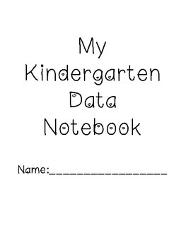 Preview of Kindergarten Data Notebook Common Core