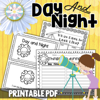 Preview of Day and Night - Kindergarten Day Time, Night Time, and Space