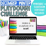 Kindergarten December Playdough Challenges